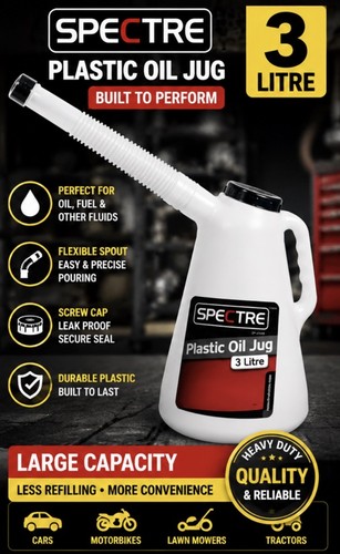 Spectre plastic oil jug - spectre,