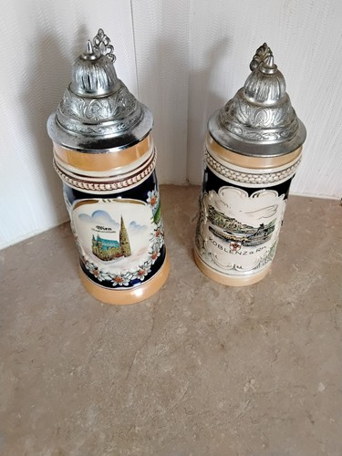 Vintage pair german beer - of,