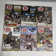 6 X The Classic Bike Guide Motorcycle Magazines Jul - Dec 1995- Vintage Bundle