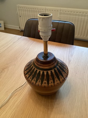 Studio pottery lamp base - kp,