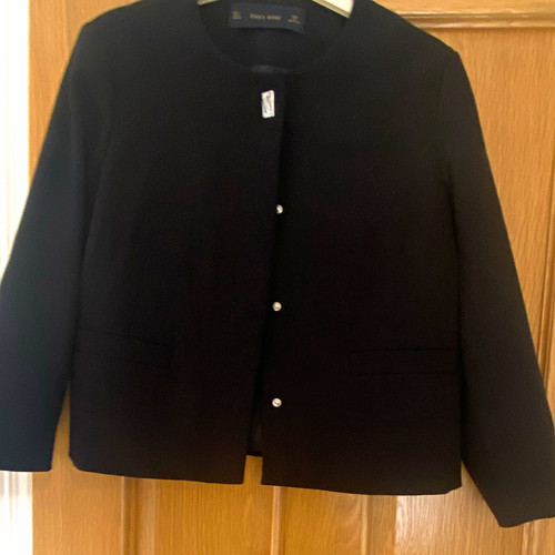 Zara basic black lined - zara,