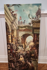 Tom duBois HOSANNA Jesus Christ Palm Sunday Jerusalem Canvas Print LARGE