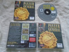 Panzer General PS1 (COMPLETE) ww2 tank strategy Sony PlayStation black label
