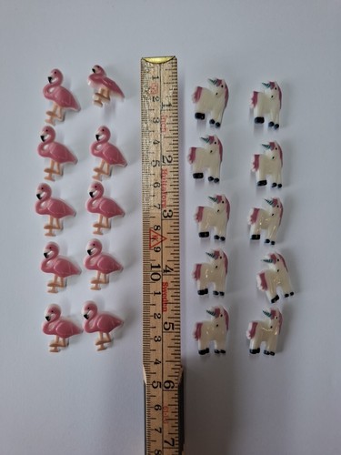 Novelty buttons flamingos and - buttons,