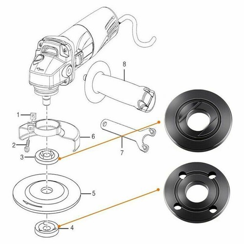 M14 thread angle grinder - angle,