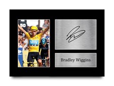 Bradley Wiggins A4 Cool Gift Idea Signed Autograph Photo Print Fans of Cycling