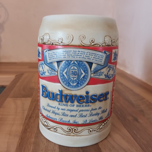 Budweiser label stein pint - budweiser,