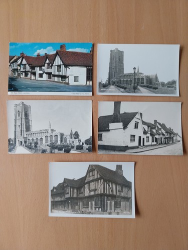 Lavenham postcard lot - lavenham., incl