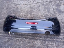 Peugeot 208 Mk1 Rear Bumper(Has Scuff & Dent On Side) KTV-Black Pearl Paint 2019