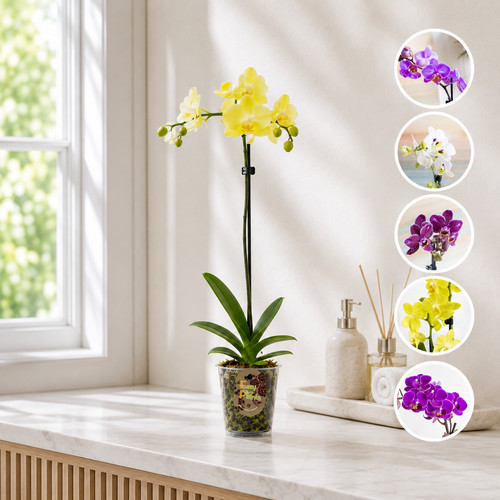 Live plant phalaenopsis moth - plant,