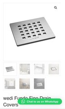 Wedi steel grating Drain Cover