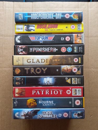 10x vhs movie bundle - vhs,