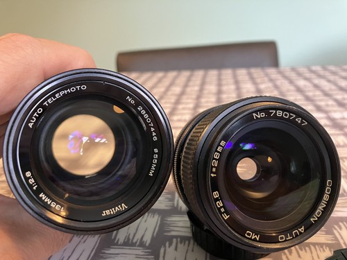 Vivitar 135mm and cosina - ,