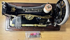 Vintage Singer 28K Sewing Machine 1930s With Case