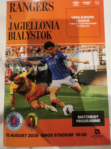 Rangers jagiellonia - v,