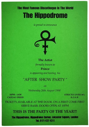 Prince 1998 original - prince, uk