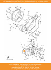YAMAHA O-ring, 93210-08003 OEM