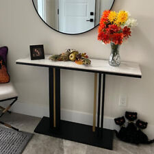 1.2m Large Slim Marble Console