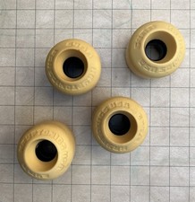 Vintage SUPER RARE NOS Kryptonics C64 Double Conical Skateboard Wheels WHITE!!!