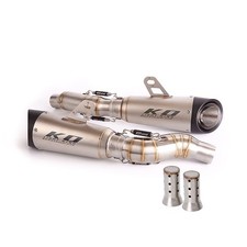 For Kawasaki Z1000 2010-2023, Z1000SX 2010-2019 Exhaust System Mid Pipe Mufflers