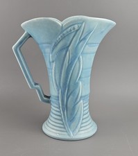 Arthur Wood Vase in Blue Colour. Art Deco Pottery. Collectible. Vintage. 20.5cm