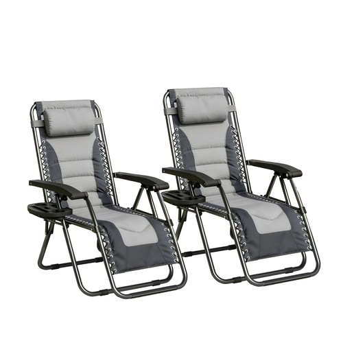 2pcs zero gravity - gravity, chairs