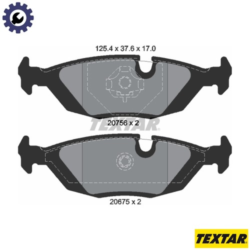 Brake pad set disc - brake,