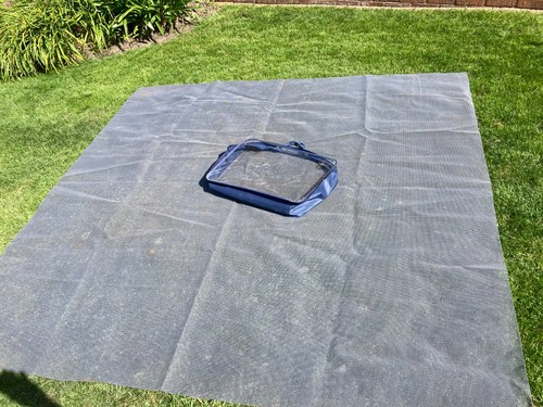 Rubber mesh awning - carpet, 2.2
