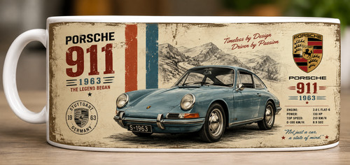 Porsche 911 1963 vintage car