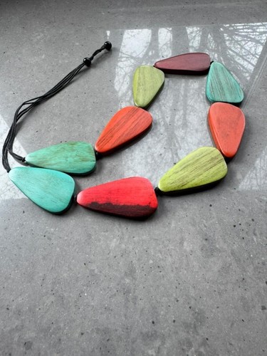 Colorful chunky acrylic pebble - colorful,