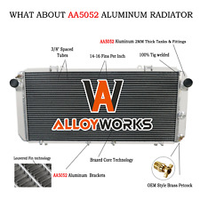 2Row Aluminum Radiator Fits