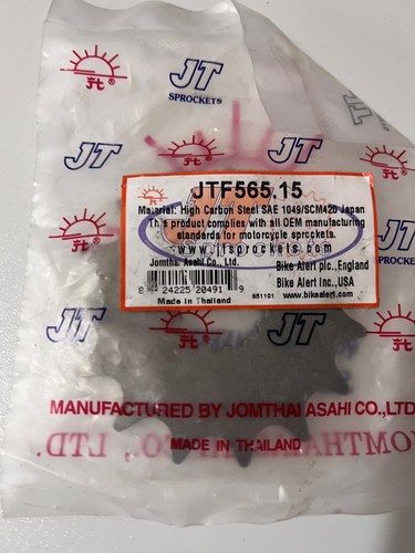 New genuine front sprocket - new,