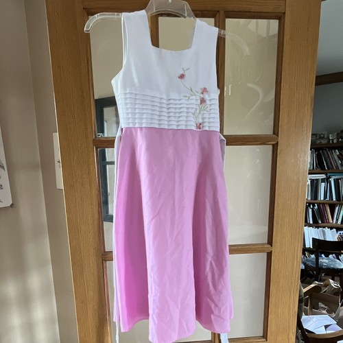 Girls pink white a line - girls,