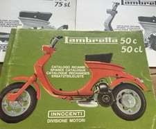 LAMBRETTA 50 C / 50 CL / 50 S / 75 S / 75 SL - ORIGINAL SPARE PARTS CATALOGUE'S