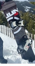 Nitro 157w True Twin All Mountain Snowboard With Solomon Strap In Bindings VGC