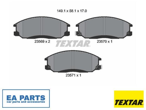Brake pad set disc - brake, for