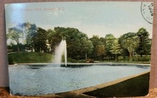 Lake in Willcox Park. Westerly