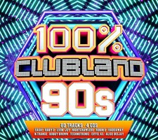Various Artists : Clubland 100% 90s CD Box Set 4 discs (2017) Quality guaranteed