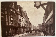 Winchester High Street And Old Town Clock 