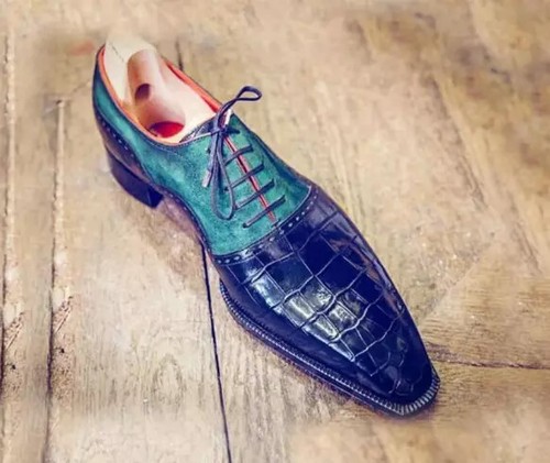 Men shoes handmade leather - shoes,