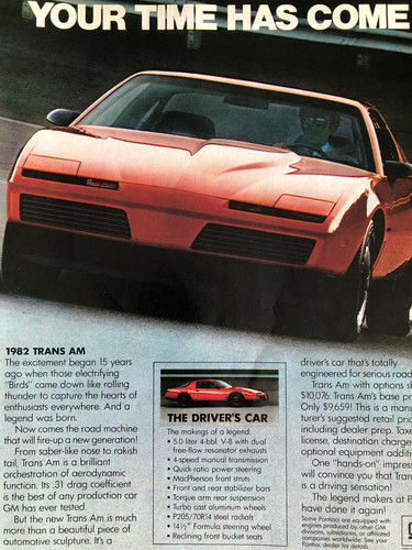 1982 vintage pontiac trans - 1982, am