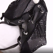 Slave Game Bondage Hood Full Head Cover Face Mask Headgear Harness Rolaplay BDSM