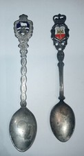 Falkland Islands And Gibraltar Silver Plated Spoons