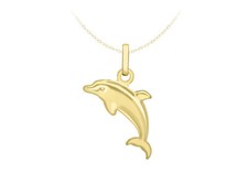 9CT Yellow Gold Dolphin