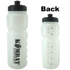 KombatUK Sports Sport Outdoor Hydration Water Bottle 750ml with Measuring Gage