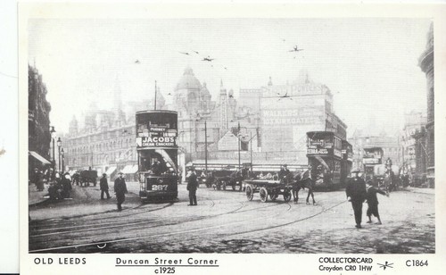 Yorkshire postcard old leeds - old,