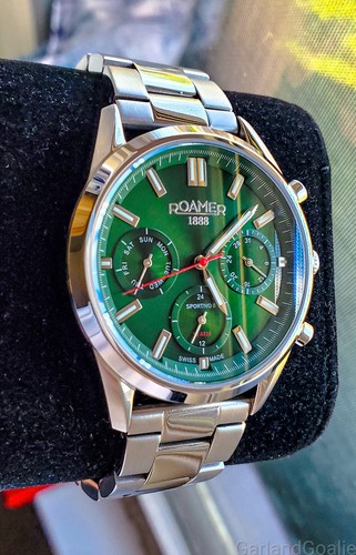 Roamer sportivo day date swiss - date,