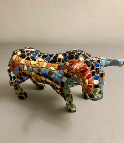 Barcino spain mosaic bull - barcino,