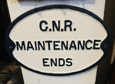 Railwayana Cast Iron GNR