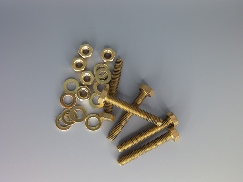 M6x40 brass hex head - hex,